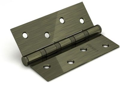 Петля универсальная IN5400U-BL AB (4BB/BL 125x75x2,5) бронза БЛИСТЕР, фото 1