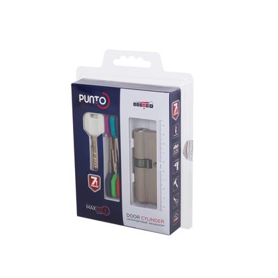 Цилиндровый механизм MaxPro7000Key90mm(35+10+45) SN никель 7key, фото 2