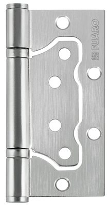 Петля универсальная без врезки IN4500W-BL SC (500-2BB/BL 100x2,5) матовый хром БЛИСТЕР, фото 1