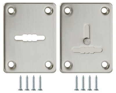 Накладка на сувальдный замок ESC.S-lift+S/K.set (ESC081/082) мат.никель (2шт.), фото 1