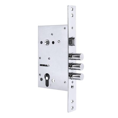 Корпус врезного замка c защёлкой MDV30C-816 CP (V30/C) CP хром тех.уп., фото 1