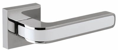 Ручка раздельная K.DM51.NEO (NEO DM) CP/WH-19 хром/белый, фото 1