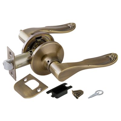 Ручка защелка DK630 AB-PS (6030 AB-P) (без фик.) бронза, фото 1