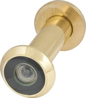 Глазок дверной противопожарный, оптика стекло DV-PRO 3/100-60/BR (DVG3) GP золото, фото 1