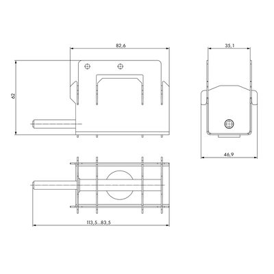 Толкатель скрытого монтажа SLD.Comfort-PENAL K-push, фото 3