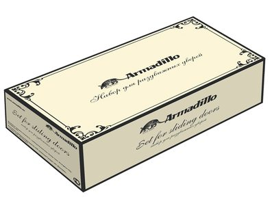 Ручка Armadillo для раздвижных дверей SH.CL152.010 (SH010/CL) SILVER-925 серебро 925, фото 2