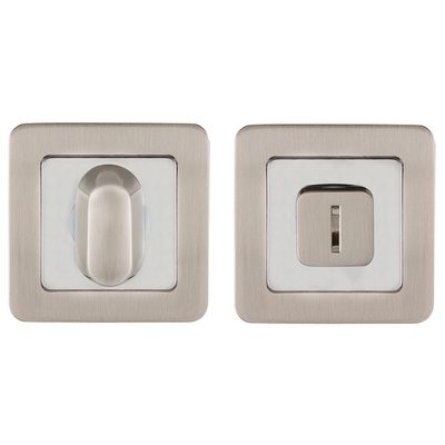 Ручка поворотная BK6.K.QR52 (BK6 QR) SN/CP-3 матовый никель/хром, фото 1