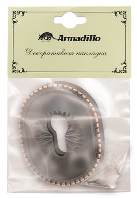 Накладка на цилиндр ESC.C.CL/OV (ET-DEC CL) ABL-18 темная медь, фото 2