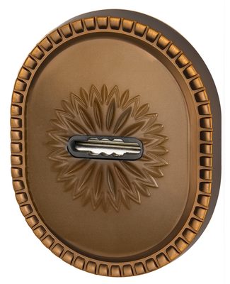 Накладка на сувальдный замок ESC.S-auto.CL/OV (PS-DEC CL) BB-17 коричневая бронза, фото 1