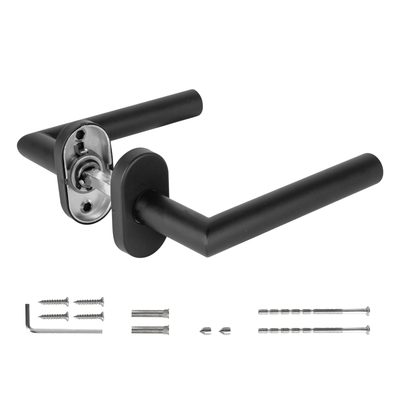 Ручка раздельная R.DSS201-0204P/19 (DSS-0204P/19) INOX 201 BLACK, фото 2