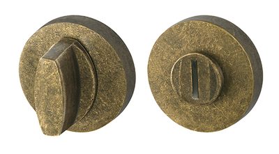 Ручка поворотная BK6.R.URB52 (WC-BOLT BK6/URB) OB-13 античная бронза, фото 1