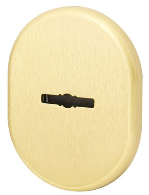 Декоративная накладка Armadillo на сувальдный замок со шторкой PS-DEC CT (ATC Protector 1) SG-1 Матовое золото, фото 1
