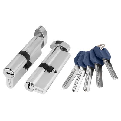Цилиндровый механизм (Z402/70) Z4002Knob70(30+10+30) с вертушкой CP хром, фото 1