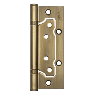 Петля универсальная без врезки IN5200W AB (200-2B 125x2,5) бронза, фото 1