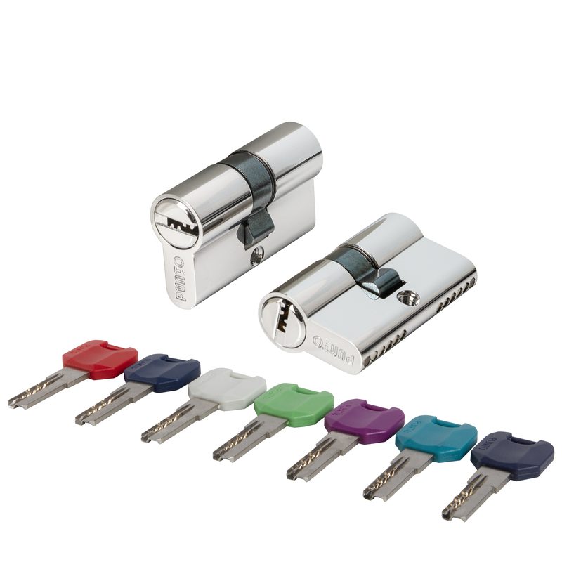 Цилиндровый механизм MaxPro7000Key 52mm (21+10+21) CP хром 7key