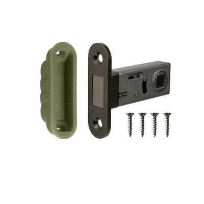 Защелка врезная магнитная ML50-8 GR-23 графит, фото 1