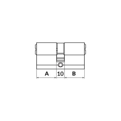 Цилиндровый механизм MaxPro7000Key 52mm (21+10+21) GR графит 7key, фото 3