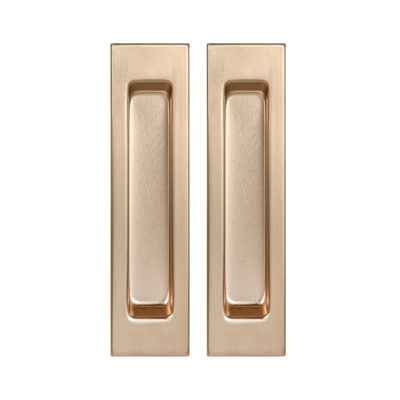 Ручка для раздвижных дверей SH.SLQ152.010 (Soft LINE SLQ-010) SSG сатин.золото, фото 1