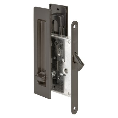 Защелка с ручками для раздвижных дверей SH.SLQ152.011 (Soft LINE SLQ-011) GR графит, фото 1