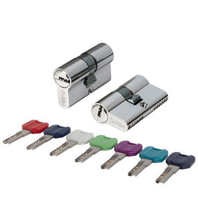 Цилиндровый механизм MaxPro7000Key 52mm (21+10+21) SSC сатин.хром 7key, фото 1