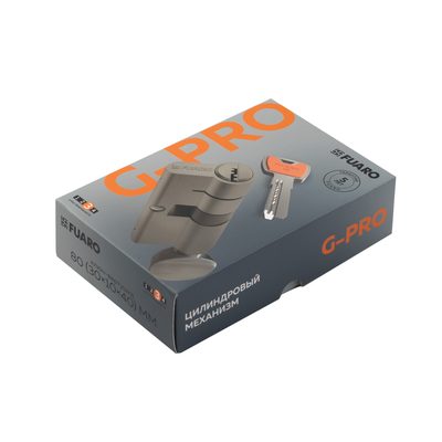 Цилиндровый механизм 3 класса безопасности G-PRO5002 Knob 80 (40+10+30) SSC 5Key, фото 2