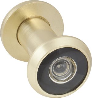 Глазок дверной противопожарный, оптика стекло DV-PRO 1/60-35/BR/HD (DVG1/HD) SG мат. золото, фото 1