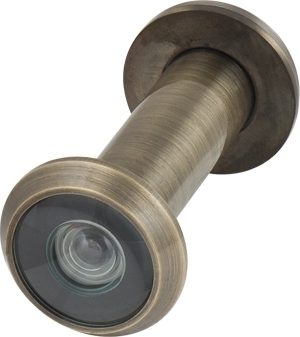 Глазок дверной противопожарный, оптика стекло DV-PRO 3/100-60/BR/HD (DVG3/HD) AB бронза, фото 1