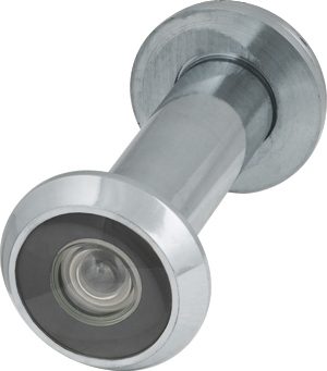 Глазок дверной противопожарный, оптика стекло DV-PRO 3/100-60/BR/HD (DVG3/HD) CP хром, фото 1