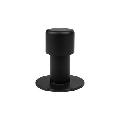 Упор дверной настенный DFIX/W50 INOX BL-24 черный, фото 1