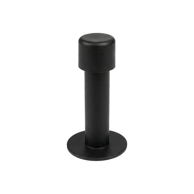 Упор дверной настенный DFIX/W85 INOX BL-24 черный, фото 1