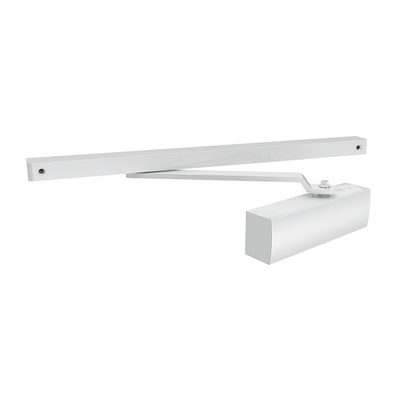 Доводчик дверной со скользящей тягой DCSLIDER45 WH, фото 1