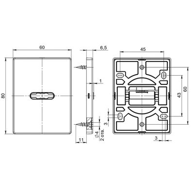 Накладка на сувальдный замок ESC.S-auto.RL/K.486 (ESC 486-S.auto RL) ABG-6 зелёная бронза (1шт.), фото 3