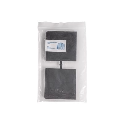 Торцевая заглушка для верхней направляющей с крышкой SLD.Comfort-PRO.End cap BL черный (2 шт.), фото 2