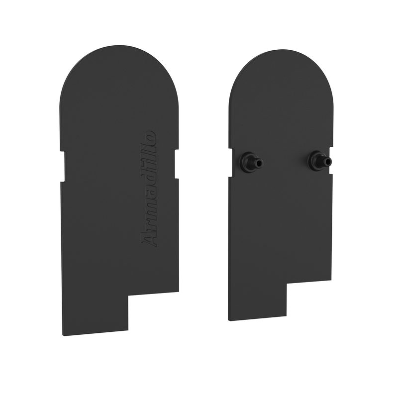 Декоративная накладка Armadillo для скрытой петли U3D2400 2шт. (FRAME) BL черный