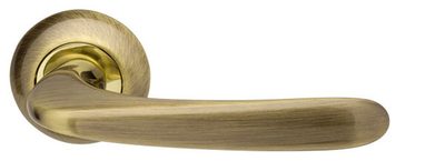 Ручка раздельная R.LD54.Pava (Pava LD42) AB/GP-7 бронза/золото TECH (кв. 8х140), фото 1