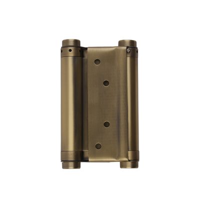 Пружинная двусторонняя (барная) петля DSH5 (125х86х1,5) INOX 201 AB бронза (блистер), фото 1