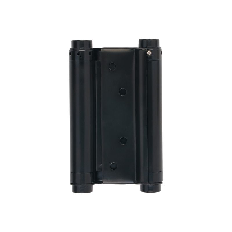Пружинная двусторонняя (барная) петля DSH5 (125х86х1,5) INOX 201 BL черный (блистер)