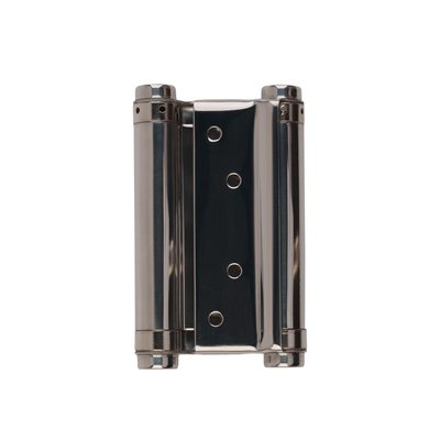 Пружинная двусторонняя (барная) петля DSH5 (125х86х1,5) INOX 201 CP хром (блистер), фото 1