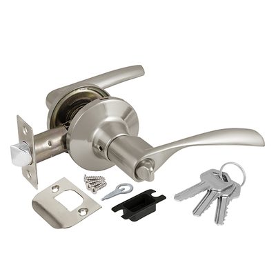 Ручка защелка DK610 SN-ET (6010 SN-E) (кл./фик.) мат. никель, фото 1