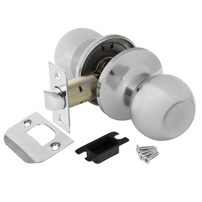 Ручка защелка DK682 CP-PS (6082 CP-P) (без фик.) хром, фото 1