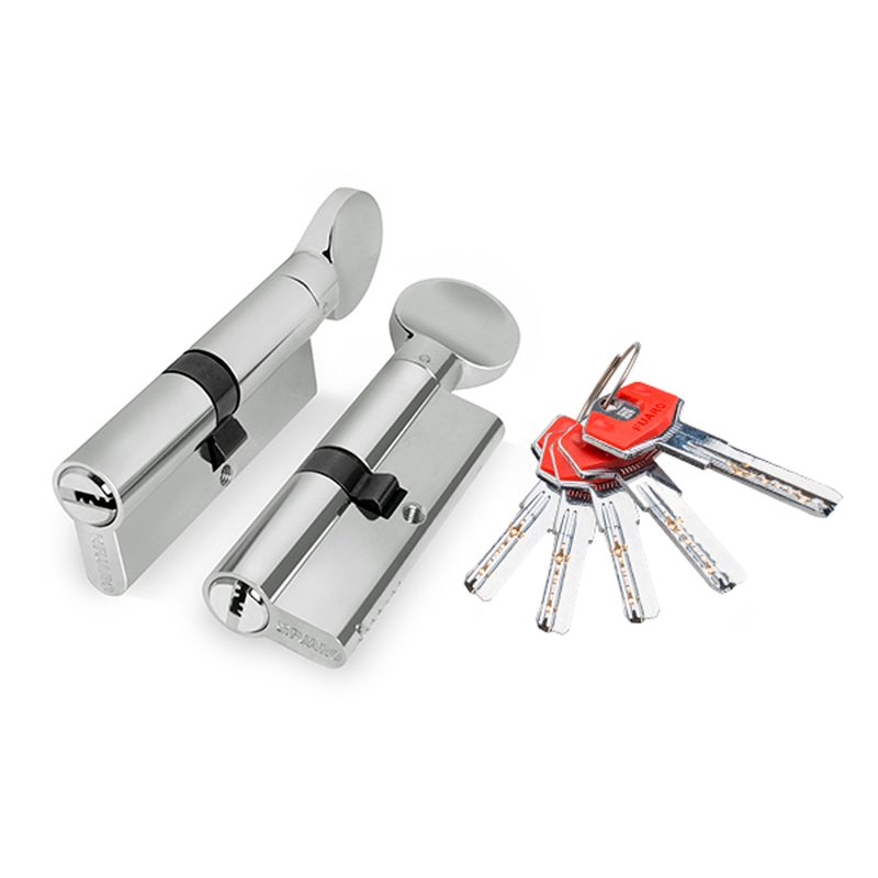 Цилиндровый механизм (D-PRO502/60) D-PRO5002Knob60(25+10+25) CP хром 5Key