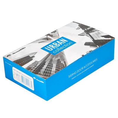 Защелка с ручками для раздвижных дверей SH.URB153.KIT011-BK (SH011 URB) СP-8 хром, фото 2