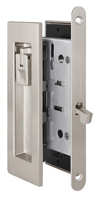 Защелка с ручками для раздвижных дверей SH.URB153.KIT011-BK (SH011 URB) SN-3 матовый никель, фото 1