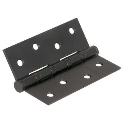 Петля универсальная IN4400U BL (4BB 100x75x2,5) черный матовый, фото 1