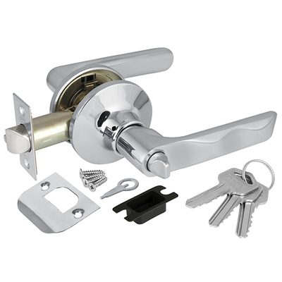 Ручка защелка DK624 CP-ET (6024 CP-E) (кл./фик.) хром, фото 1