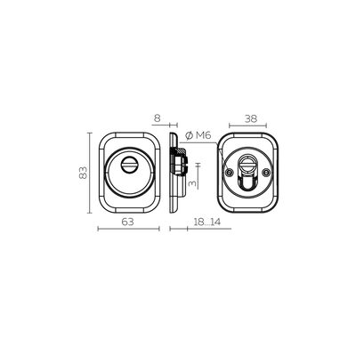 Броненакладка DEF.XL/K-EXT.4286 (DEF 4286 SQ XL) BL-24 черный, фото 3