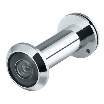 Глазок дверной, оптика пластик DV-3/90-50/P (DVP3/NEW) CP хром, фото 1