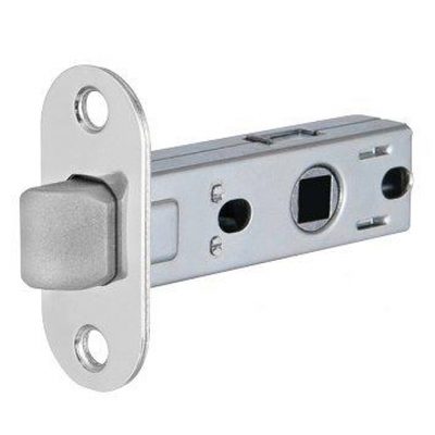Защелка PLASTPL45-R20 (PL45-R20) (врезная) SN мат. никель тех.упаковка без ответной планки, фото 1