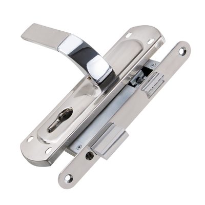 Корпус замка с ручкой LOCKSET25.ORION.5558-1 (KIT P25 5558 ORION) SN/CP мат.никель/хром, фото 1