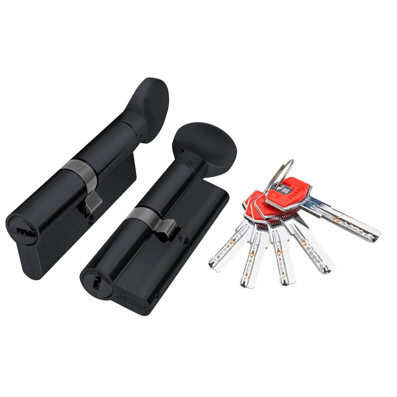 Цилиндровый механизм (D-PRO502/60) D-PRO5002Knob60(25+10+25) BL черный 5Key